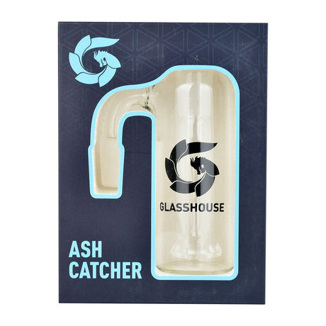 Glass House Showerhead Perc Glass Ash Catcher - 14mm M / 90D / Colors Vary