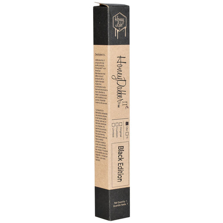 Honey Labs HoneyDabber II Compact Vapor Straw in Black Walnut packaging side view