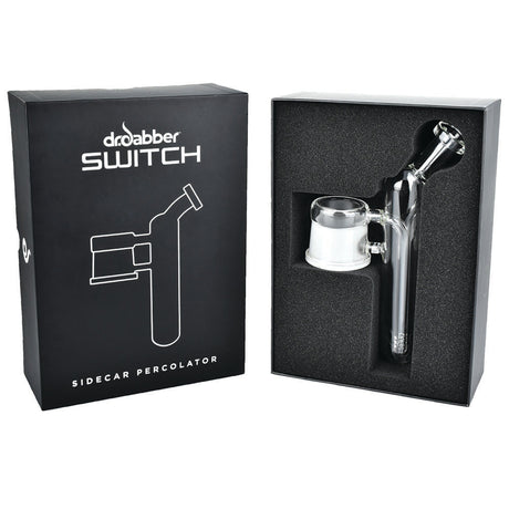 Dr. Dabber Switch 9" Glass Sidecar Percolator - Dual Use, High Airflow Attachment