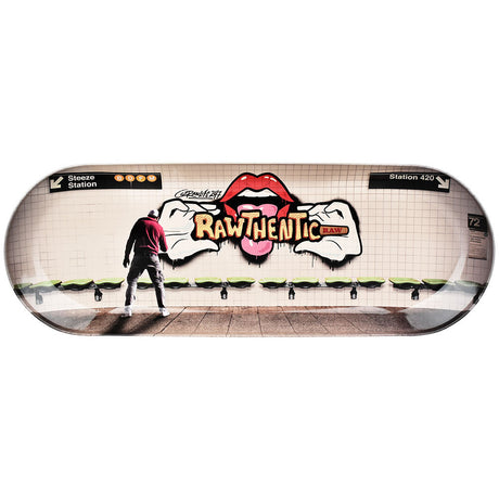 RAW Graffiti 2 Skate Tray - 16.5" x 6" with Urban Art Design - Front View