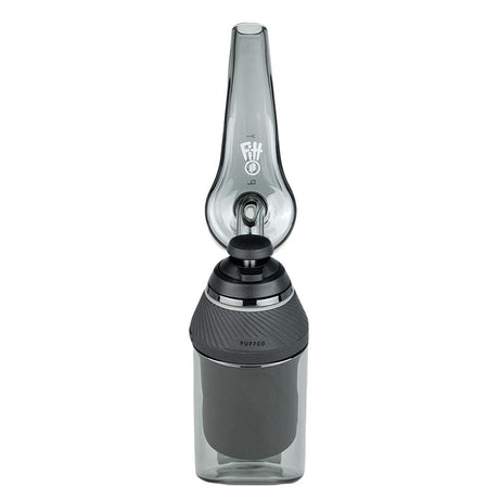 Puffco x Ryan Fitt Glass Recycler Attachment for Puffco Proxy, 6.25" front view on white background
