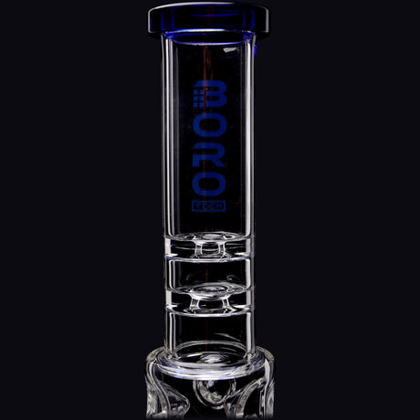 Borotech 12.5'' Slitted Pyramid Perc Beaker Bong