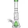 Borotech 12.5'' Slitted Pyramid Perc Beaker Bong