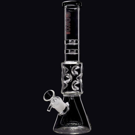 Borotech 12.5'' Slitted Pyramid Perc Beaker Bong