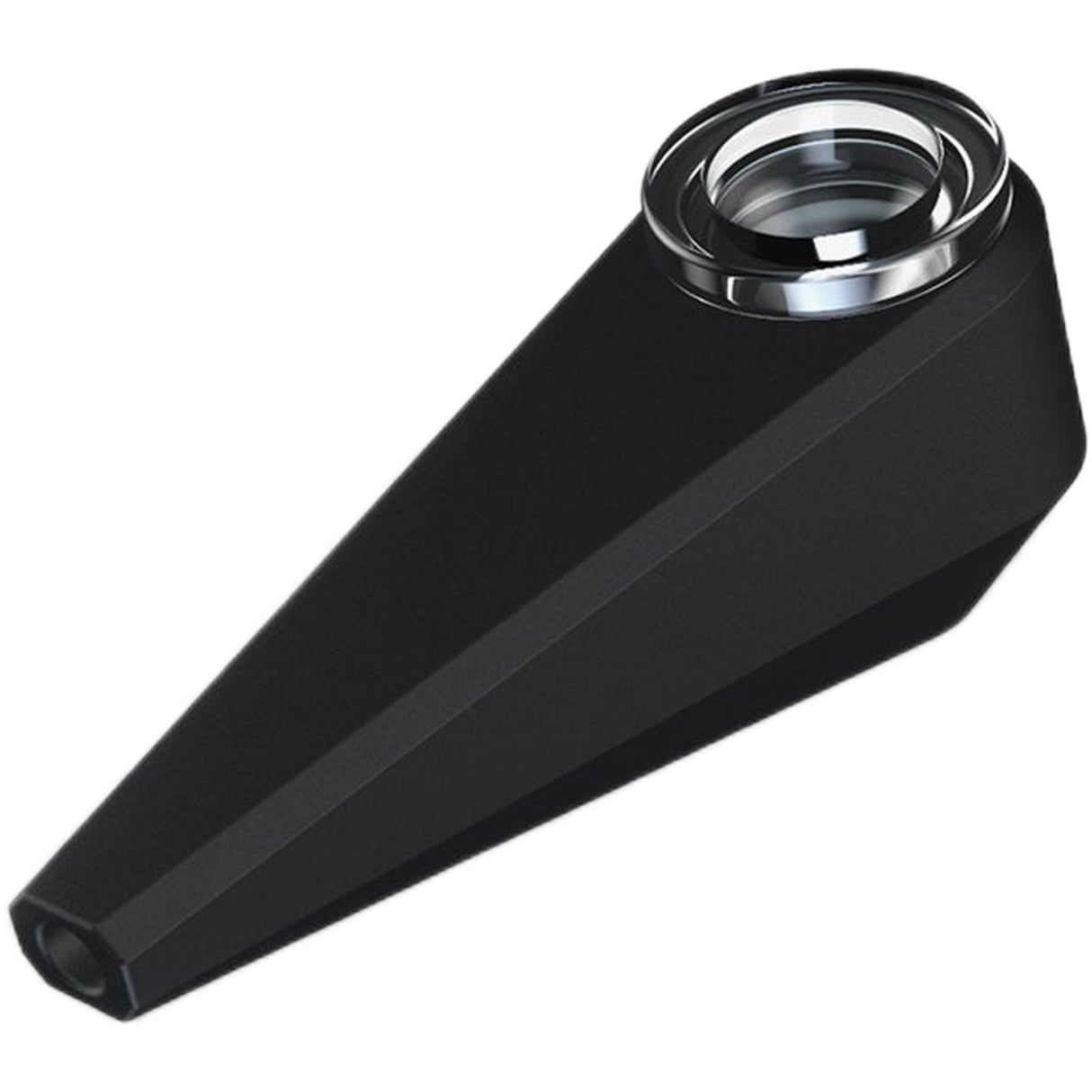 SOFTGLASS Indestructible Hand Pipe with Stainless Steel Tamper & Silicone Cover