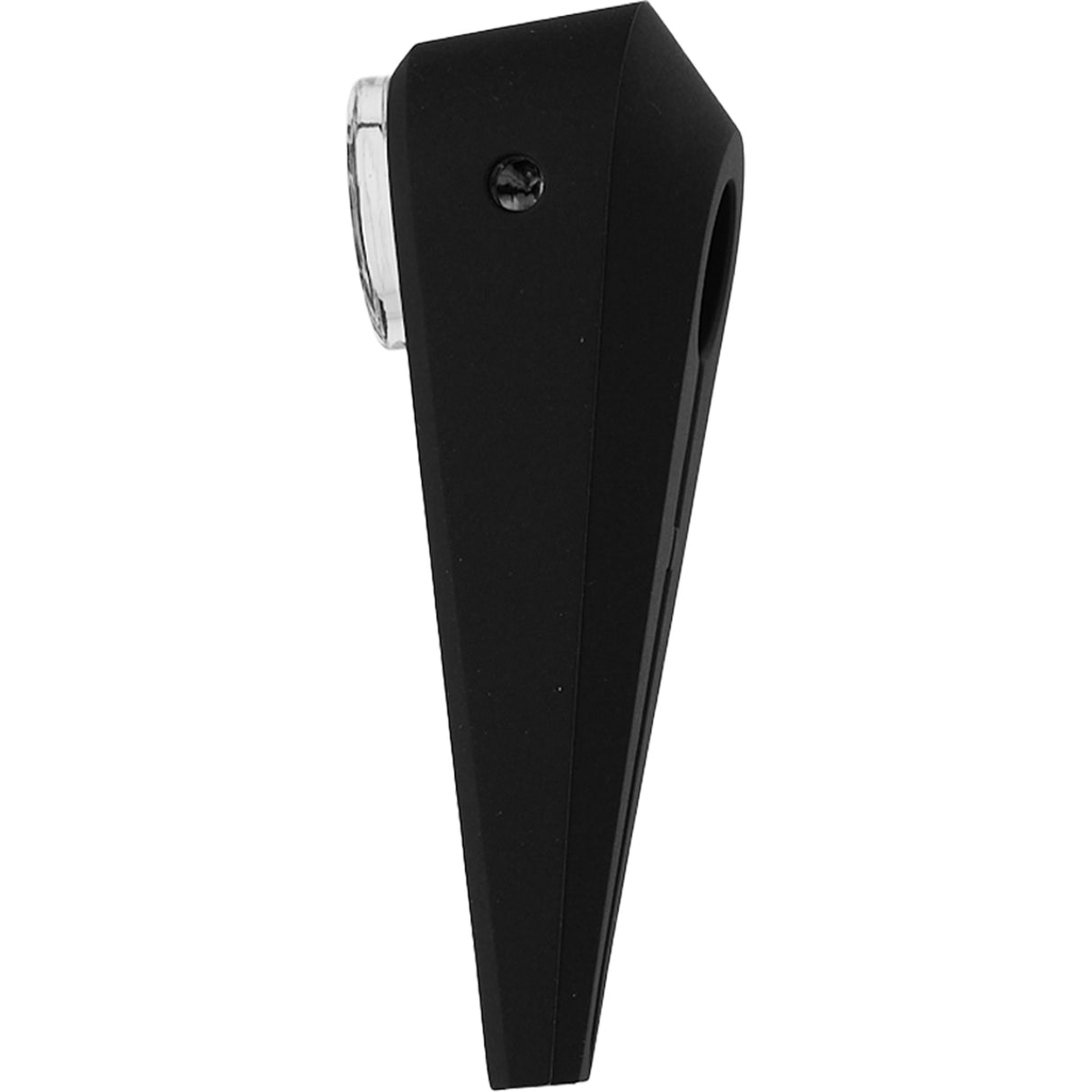 SOFTGLASS Indestructible Hand Pipe with Stainless Steel Tamper & Silicone Cover