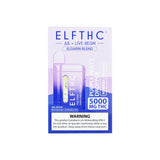 ELFTHC Eldarin Blend D8+ Live Resin Disposable front view on 5pc display package