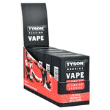 TYSON 2.0 Warrior Live Resin Disposable Vape display box with 5 units, Strawberry Knockout Indica