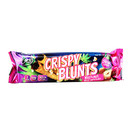 Crispy Blunts D9 Phyllo Dough Hazelnut Chocolate 100MG Front View