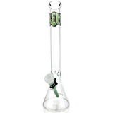 AFM 18" Boston Basketball Beaker Bong with 5mm thick borosilicate glass, front view