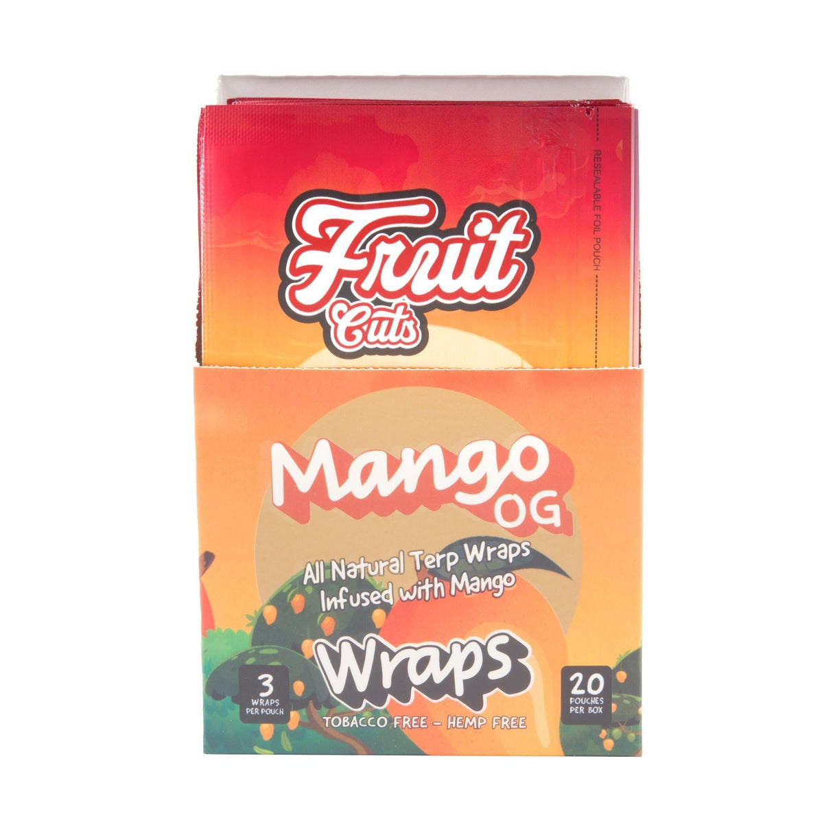 Fruit Cuts Natural Pulp Wraps - King Size - 3pk - 20ct