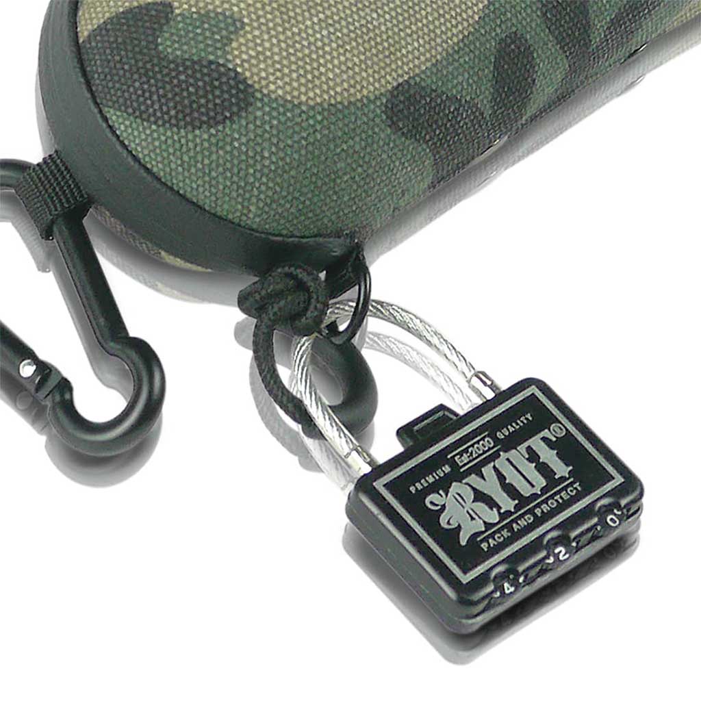 RYOT SmellSafe Hardshell Case - Odor Blocking Zippered Pipe Protector - Small