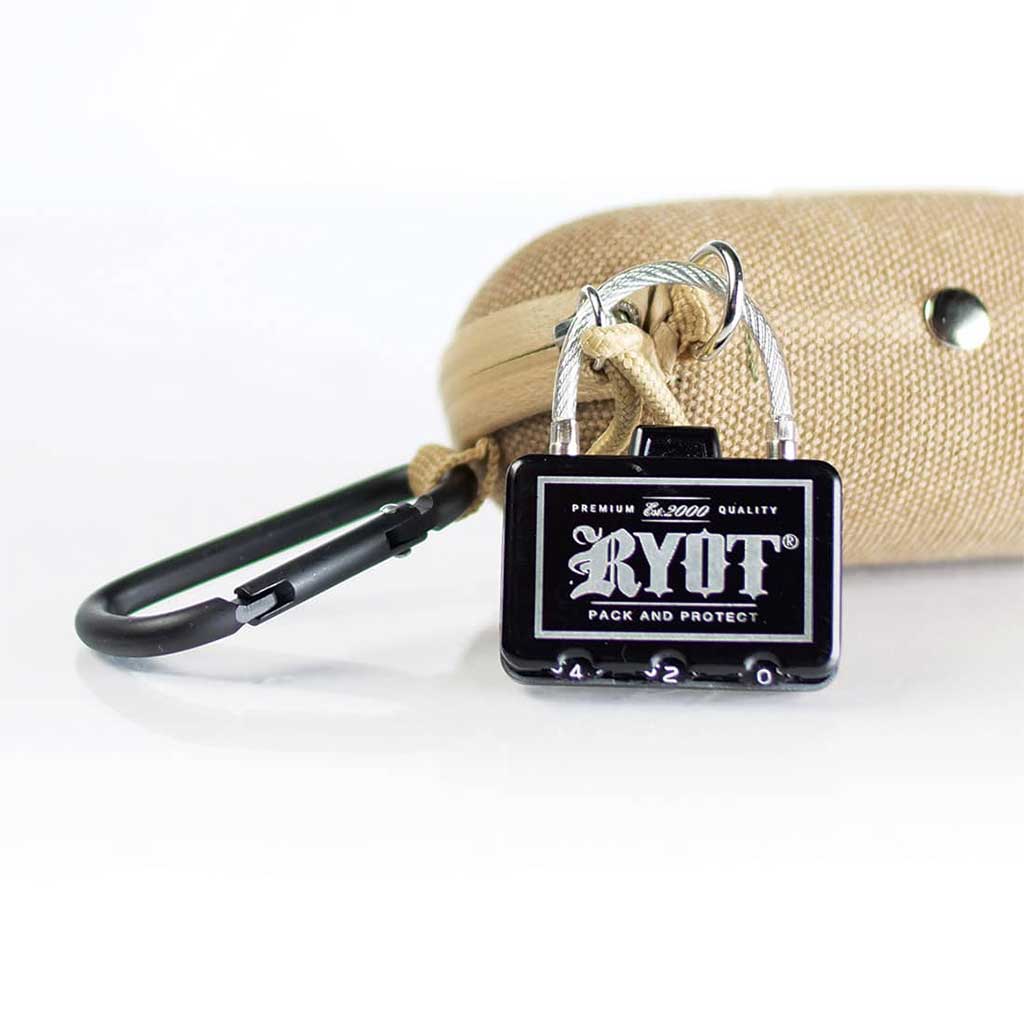 RYOT SmellSafe Hardshell Case - Odor Blocking Zippered Pipe Protector - Small