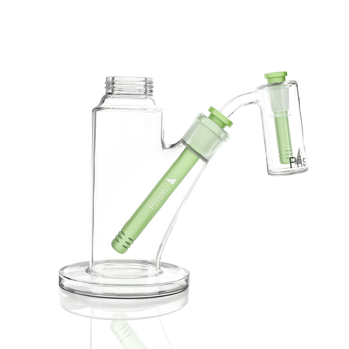 Prism Beaker & Straight Tube Base Ash Catcher