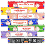 Satya Incense Sticks | 15g | Assorted Scents | 7pc Set