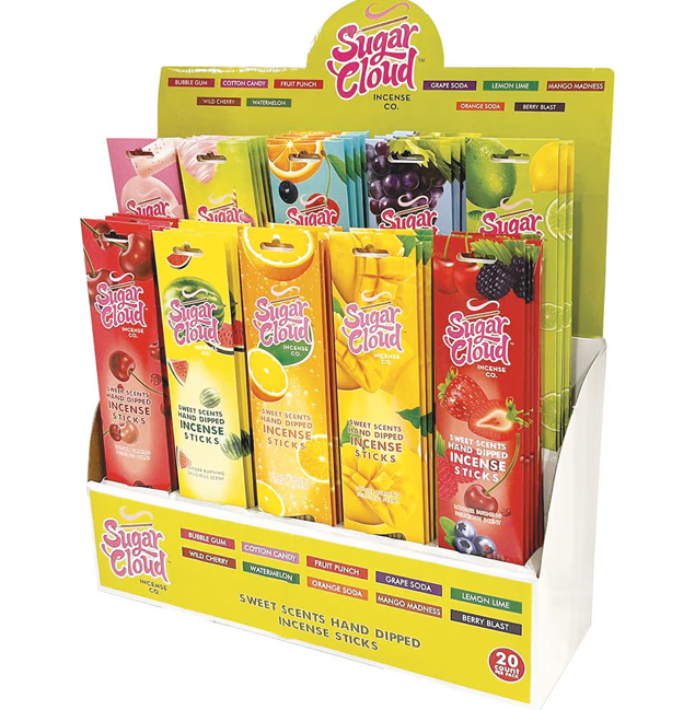 Sugar Cloud Sweet Scents Hand-Dipped Incense Sticks | 20pc