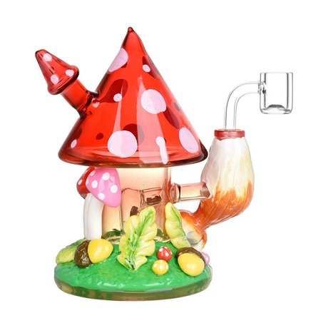 Shroom Forest Fantasy Glass Dab Rig | 6.8" | 14mm F