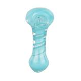 Simple Twist Up Glass Spoon Pipe | 3" | Colors Vary