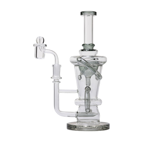 Human Grade 10.25" Straight Recycler Glass Dab Rig