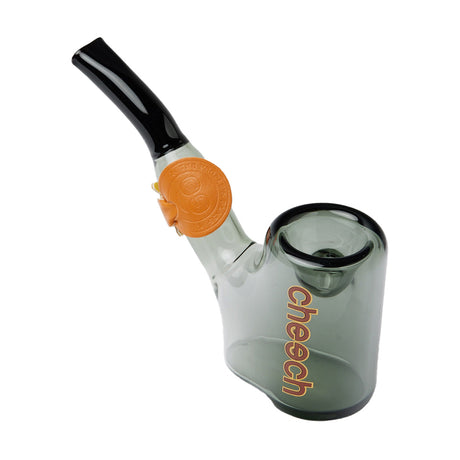 Cheech Glass 5" Sherlock Hand Pipe in Smoked Color - Angled Side View