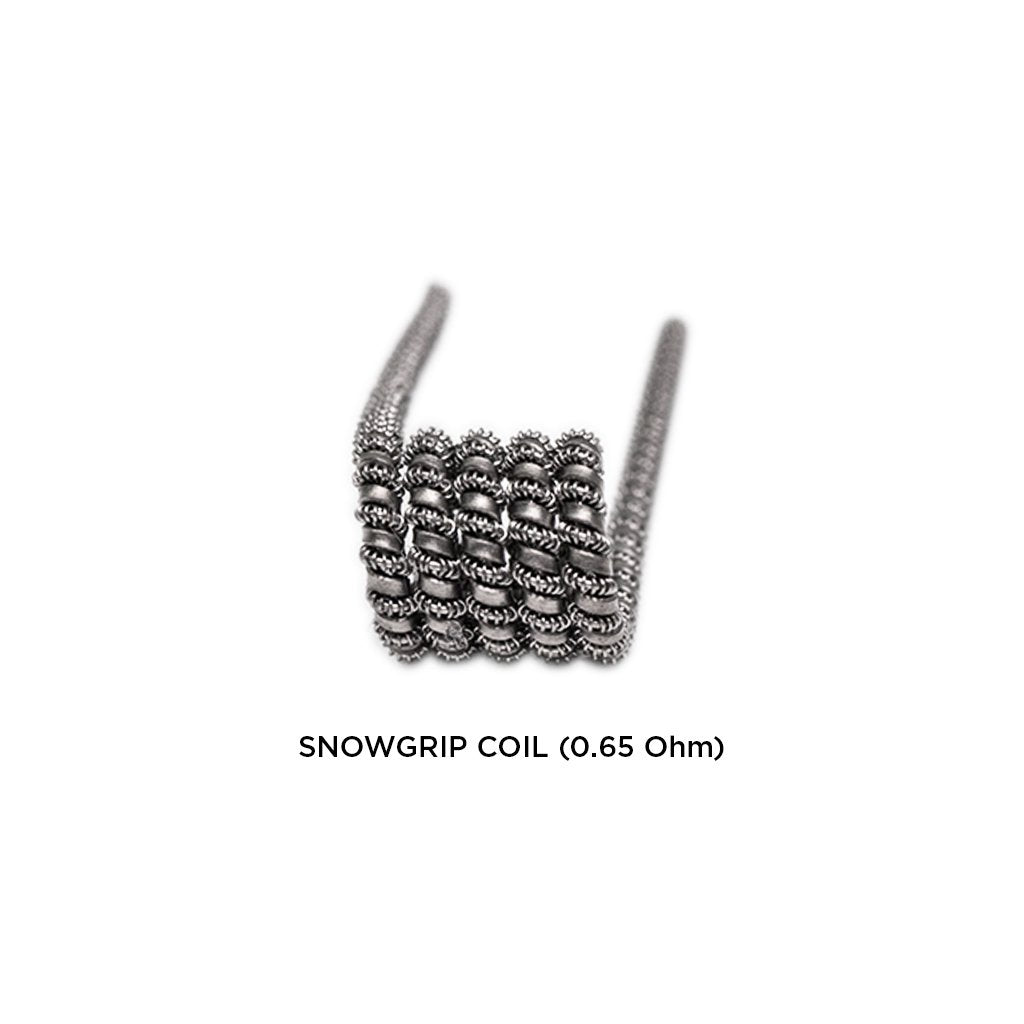 Medusa Customs Snowgrip Coil, 0.65 Ohm, for vaporizers - Close-up View