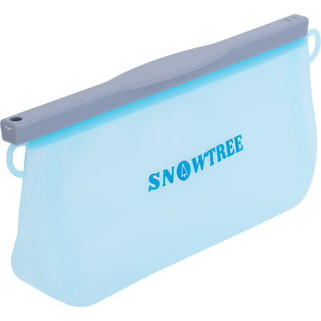 Snowtree Silicone Soak & Seal Bag for Cleaning Supplies, Front View on White Background