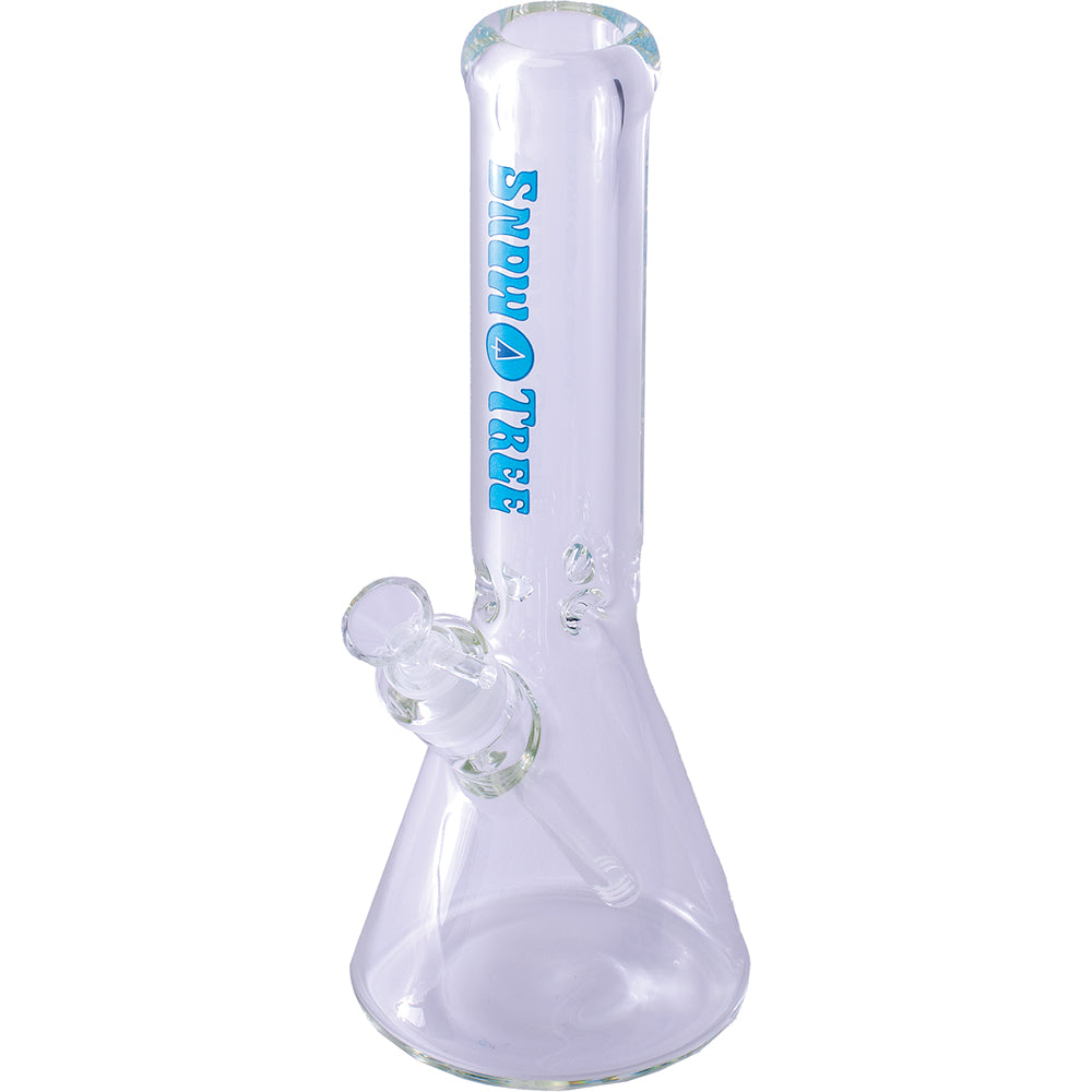 SnowTree 9MM Thick Beaker Bong Front View with 14mm Bowl