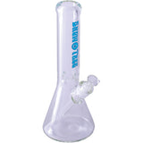 SnowTree 9MM Beaker Bong, 14mm Borosilicate Glass, Classic Front View