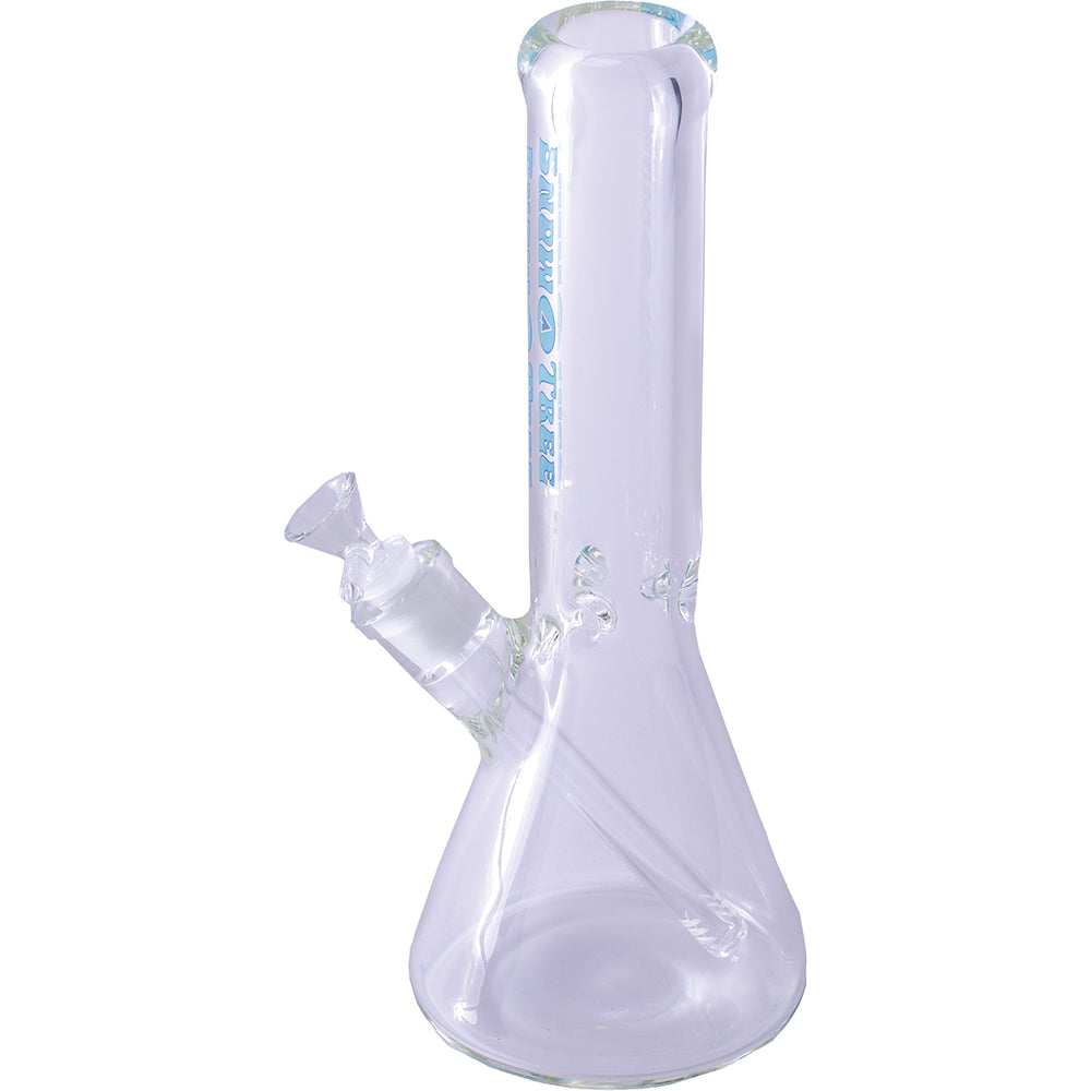 SnowTree 9MM Beaker Bong in Borosilicate Glass, 14mm Bowl, Classic Design - Front View