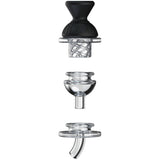 SoftGlass 3-in-1 Convertible Dab Cap Set for Tandem Rig - Durable & Stylish