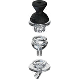 SoftGlass 3-in-1 Convertible Dab Cap Set for Tandem Rig - Durable & Stylish