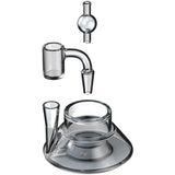 SoftGlass Tandem Rig Base Kit with 90° 10mm Full Weld Quartz Bucket