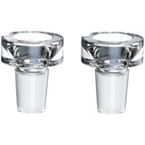 Softglass Vibrant Dual Totem Bowls 2-Pack - Durable & Stylish