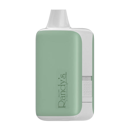 Randy's Inspo XL Vaporizer in Spring Green, front view on a seamless white background