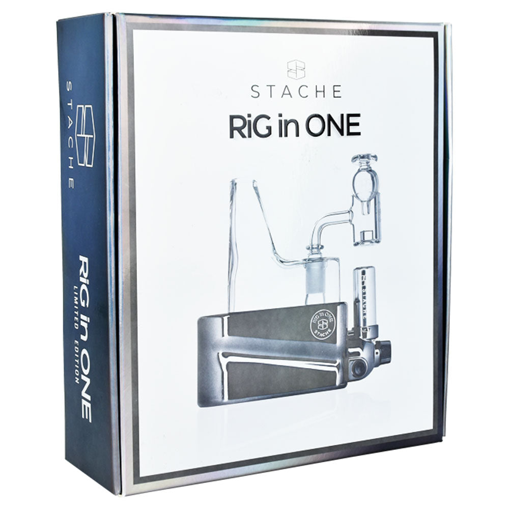 Stache Rio Stache Products Rig in One Onyx Limited Edition Portable Dab Rig | 6.5