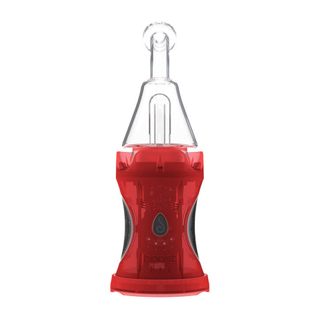 Dr Dabber Boost Evo Vaporizer in Red, Front View on Seamless White Background