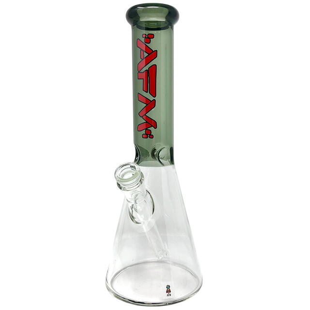 12" AFM Glass Beaker Bong with Extraterrestrial Colored Sleeve and 14mm Female Joint