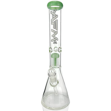 AFM 18" Hitter Beaker Bong with Single Arm Perc in Mint - 9mm Thick Borosilicate Glass