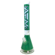 18" AFM Pulsar Glass Beaker Bong in Green with Showerhead Perc and Borosilicate Build - Front View