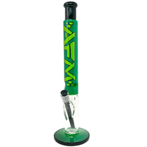 AFM 18" Lightbeam Forest Green Straight Tube Bong with 14mm Female Joint