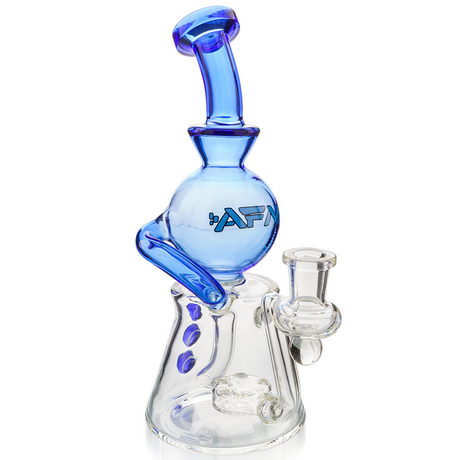 9" AFM Bubble Head Recycler Dab Rig with 14mm Female Joint and Borosilicate Glass