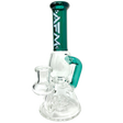 8" AFM Bubble Glass Recycler Dab Rig with Showerhead Perc and Bent Neck