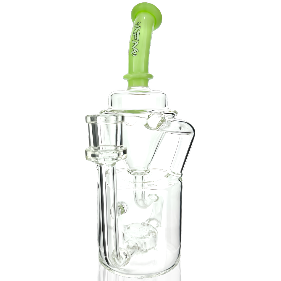 AFM 8" Mighty Can Color Recycler Dab Rig with 14mm Female Joint and Borosilicate Glass