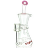 AFM 8.5″ Hour Glass Clear Recycler Dab Rig
