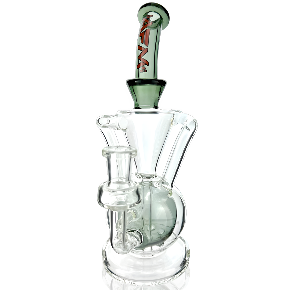 9.5" AFM Magic Ball Recycler Dab Rig with Showerhead Perc and Banger Hanger