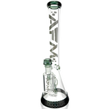 AFM 18" Symphony 9mm Glass Beaker Bong with Showerhead Perc and Colored Accents