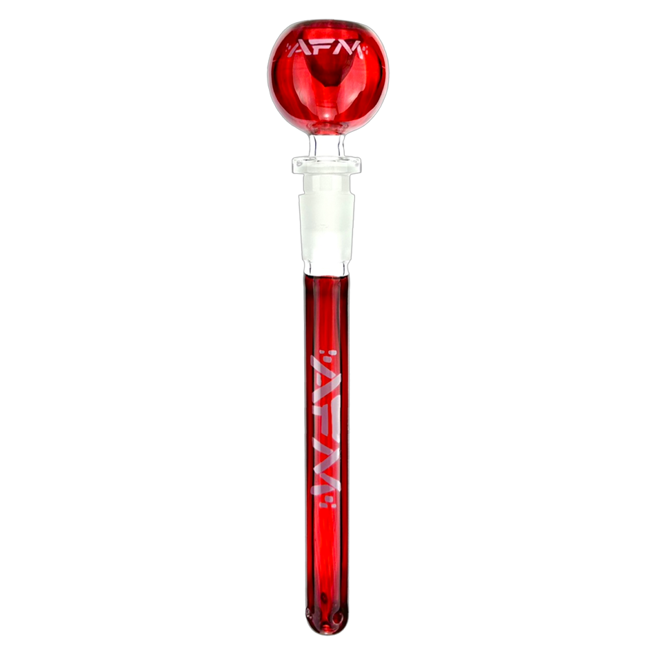 AFM Glass Beaker Bong Bundle with Showerhead Perc, 14mm Female Joint, Front View on White