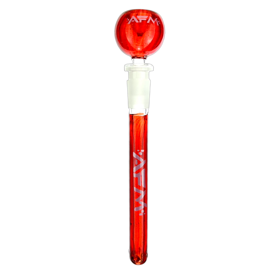 AFM 18" Phoenix 9mm Clear Glass Beaker Bong with Red Accents and 14mm Female Joint