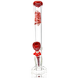 AFM 18" Wildstyle Graffiti 9mm Glass Beaker Bong with Colored Accents - Front View