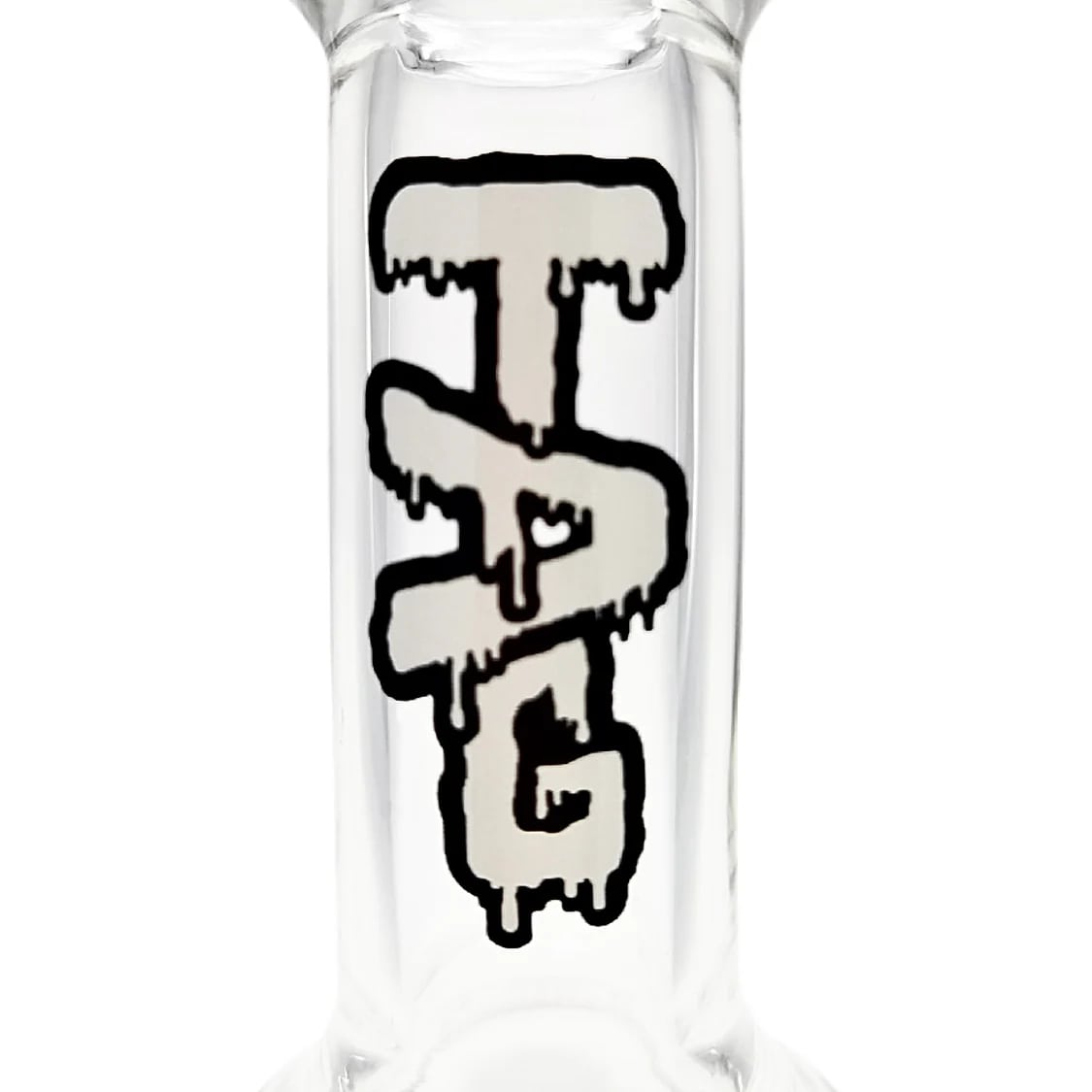 Thick Ass Glass 9.5" Showerhead Froth Diffuser Bong with Super Slit Percolator